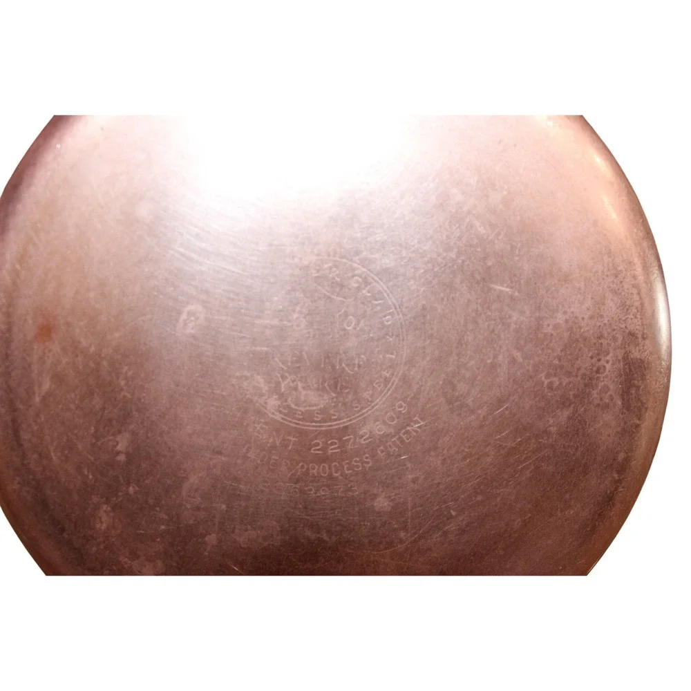 Revere Ware‎ Saucepan 1 Quart Silver Copper Good Vintage Copper Clad Bottom Pot